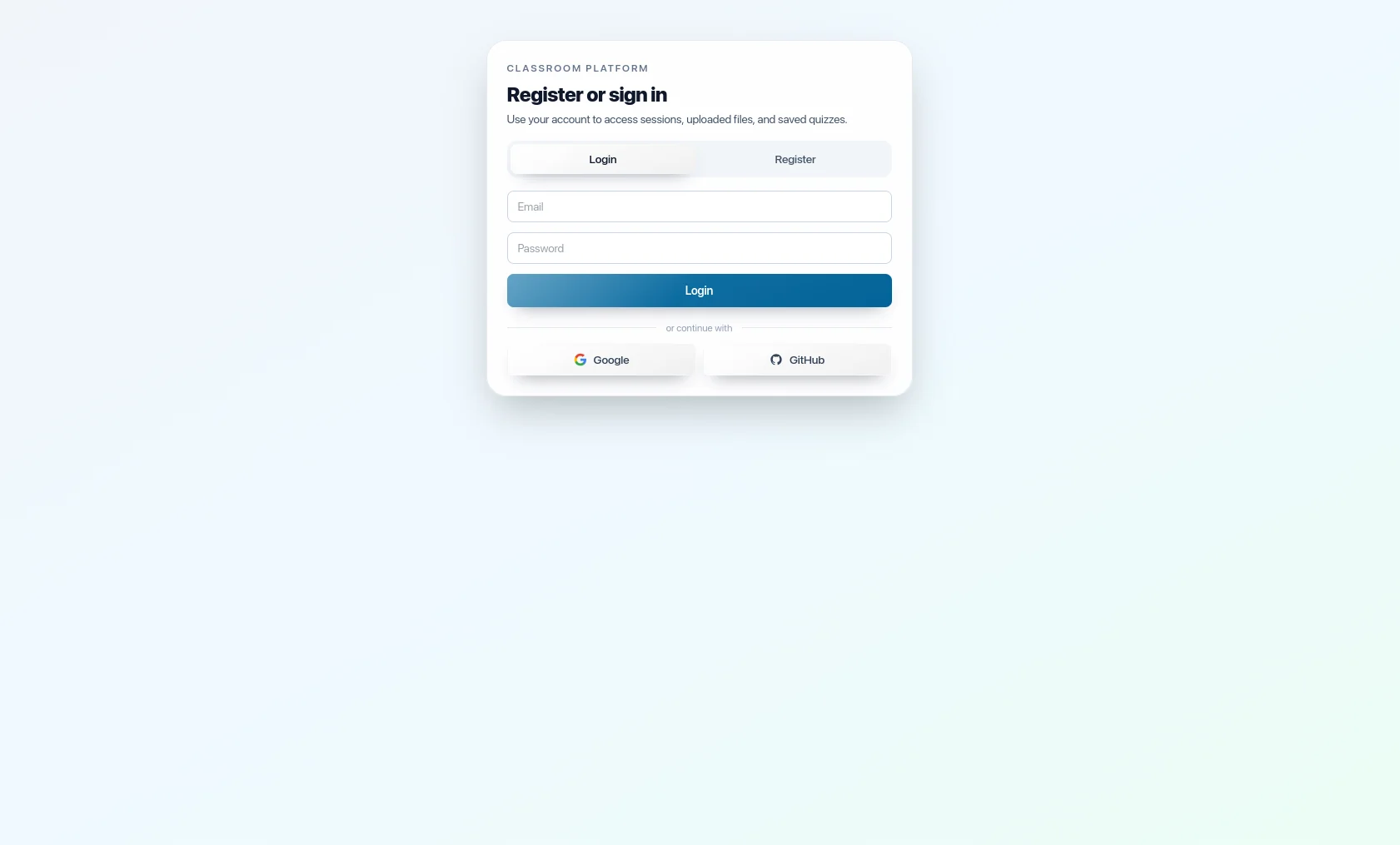 ViaLive application screenshot 2